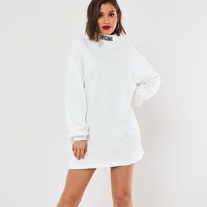Missguided High Neck Sweater Dress